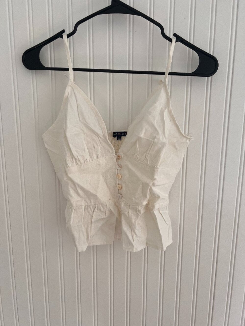 Womens Crepe Crop Top